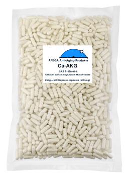 250 g CA-AKG (500 Capsules with 500 mg each)