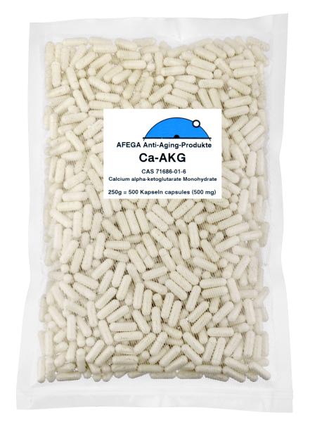 250 g CA-AKG (500 Capsules with 500 mg each)